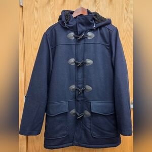 Men's Navy Toggle Coat